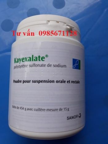 Thuốc Kayexalate 15g Polystyrene Sulfonate giá bao nhiêu mua ở đâu