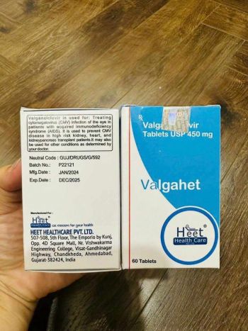 Thuốc Valgahet Valganciclovir 450 giá bao nhiêu mua ở đâu?