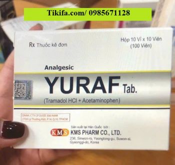 Thuốc Yuraf Tramadol HCl & Acetaminophen giá bao nhiêu mua ở đâu?