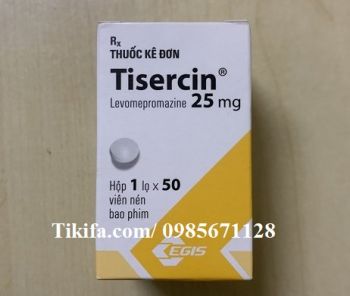 Thuốc Tisercin Levomepromazin 25mg giá bao nhiêu mua ở đâu