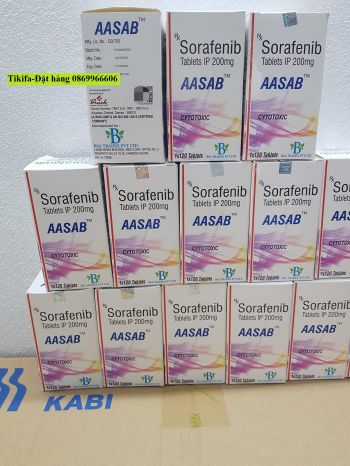 Thuốc AASAB Sorafenib 200mg giá bao nhiêu?