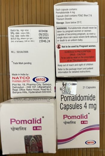 Thuốc Pomalid Pomalidomide 2mg 4mg giá bao nhiêu