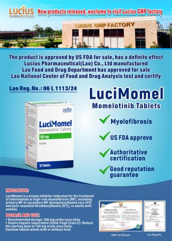 Thuốc Lucimomel Momelotinib 100mg giá bao nhiêu