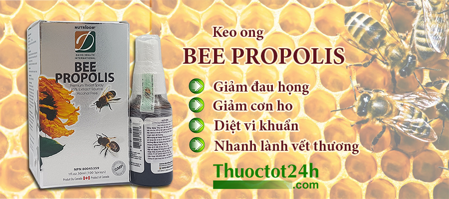 Keo ong Bee Propolis trị ho