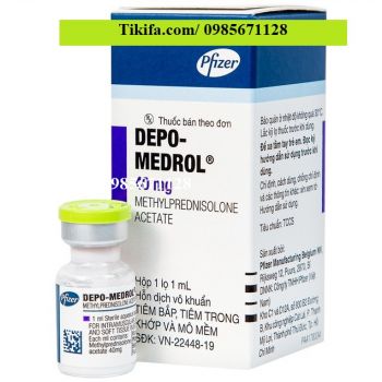 Thuốc Depo Medrol 40mg Methylprednisolone Acetate giá bao nhiêu mua ở đâu	