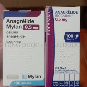 Thuốc Anagrelide 0.5mg giá bao nhiêu mua ở đâu?