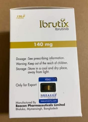 Thuốc Ibrutix Ibrutinib 140mg giá bao nhiêu mua ở đâu?
