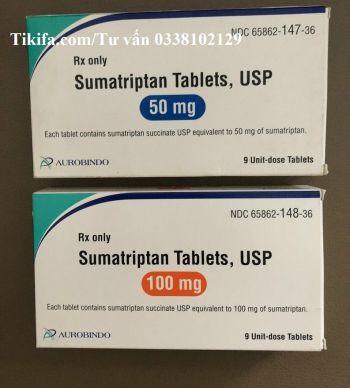 Thuốc Sumatriptan 50mg, 100mg giá bao nhiêu mua ở đâu