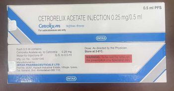 Thuốc Cetrolix Cetrorelix Acetate 0,25 mg giá bao nhiêu mua ở đâu?