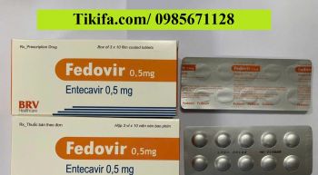 Thuốc Fedovir 0.5mg Entecavir giá bao nhiêu mua ở đâu?