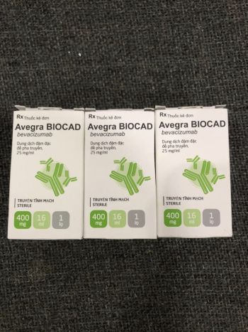 Thuốc Avegra Biocad Bevacizumab 100mg 400mg giá bao nhiêu