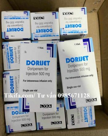 Thuốc Dorijet 500mg Doripenem giá bao nhiêu mua ở đâu?