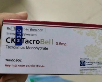 Thuốc CKDTacrobell Tacrolimus 0.5mg giá bao nhiêu?