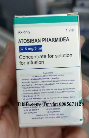 Thuốc Atosiban Pharmidea 37,5mg/5ml giá bao nhiêu mua ở đâu?