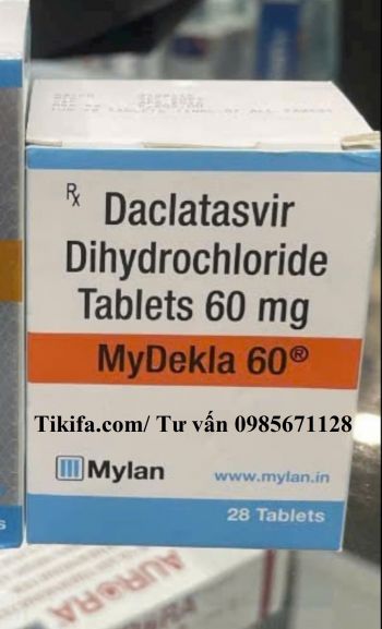 Thuốc Mydekla Daclatasvir 60mg giá bao nhiêu mua ở đâu?