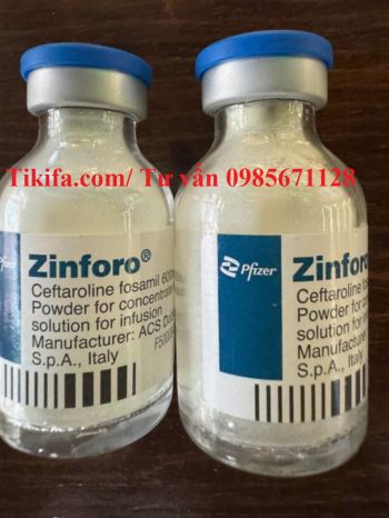 Thuốc Zinforo Ceftaroline fosamil 600mg giá bao nhiêu mua ở đâu?