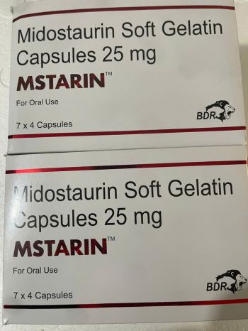 Thuốc Mstarin Midostaurin 25mg giá bao nhiêu