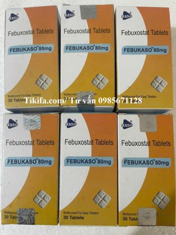 Thuốc Febukaso 80mg Febuxostat giá bao nhiêu mua ở đâu?