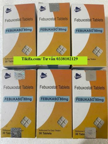 Thuốc Febukaso 80mg Febuxostat giá bao nhiêu mua ở đâu?