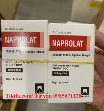 Thuốc Naprolat 450mg/45ml Carboplatin giá bao nhiêu mua ở đâu?