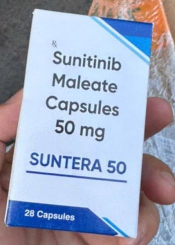 Thuốc Suntera Sunitinib 50mg giá bao nhiêu
