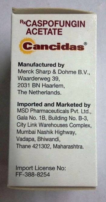 Thuốc Cancidas Caspofungin giá bao nhiêu