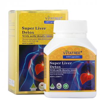 Vitatree Super Liver Detox With Milk Thistle 38000