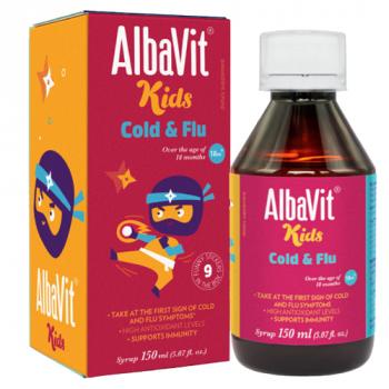 Albavit Kids Cold & Flu - Siro ho & cảm cúm