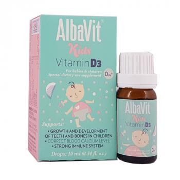 Albavit Kids Vitamin D3 - Siro nhỏ giọt