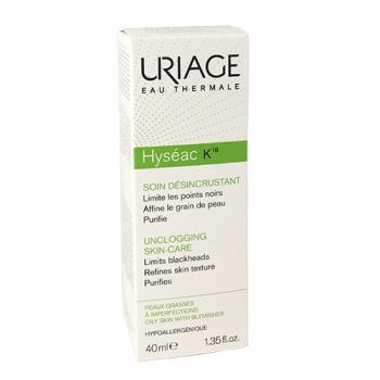 Uriage Hyséac K18 40 ml – Kem ngăn ngừa mụn cám, mụn đầu đen
