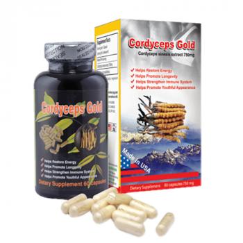 Đông Trùng Hạ Thảo Cordyceps Gold 750 mg