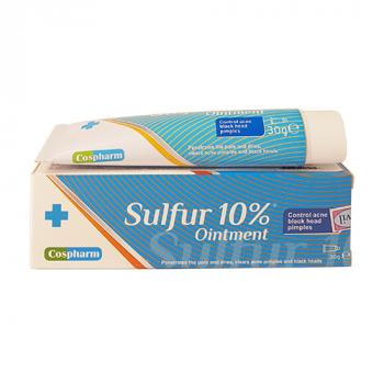 Cospharm Sulfur Ointment 10% - Kem ngừa, trị mụn Sulfur 10%
