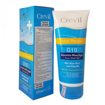 Gel rửa mặt Crevil Q10 Total Repair