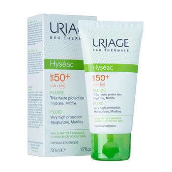 Uriage Hyséac Fluide SPF 50+ 50 ml – Kem chống nắng dành cho da dầu và mụn