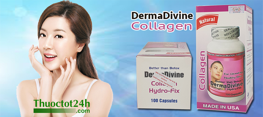 DermaDivine Collagen Hydro Fix cho làn da săn chắc