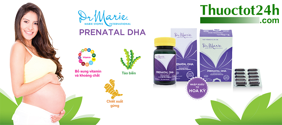 Dr Marie Prenatal DHA tăng cường sức khoẻ cho phụ nữ mang thai