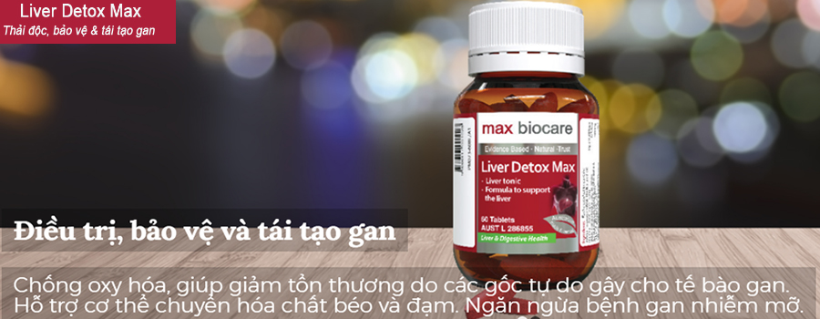 Liver detox max bảo vệ gan