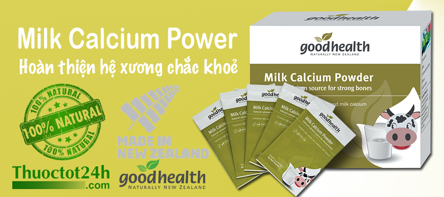 Milk Calcium Power cho hệ xương phát triển toàn diện