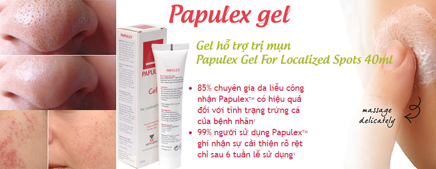 Papulex-Gel For Localized Spots Gel Trị Mụn 40ml