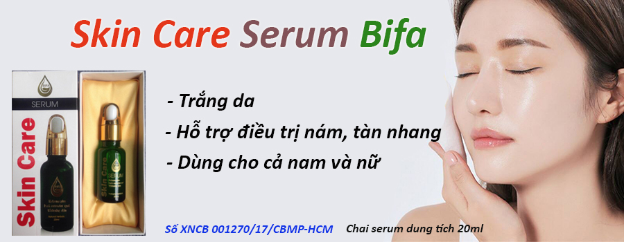 Skin care serum bifa hỗ trợ điều trị nám tàn nhang sạm màu