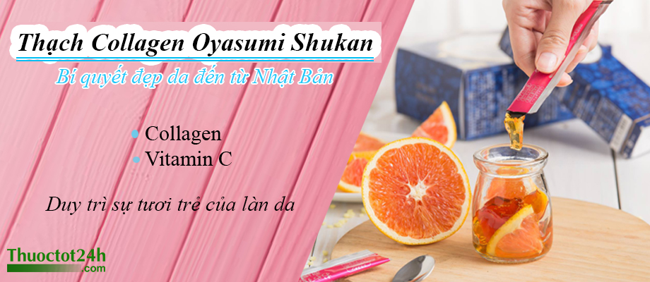 Thạch Collagen Oyasumi Shukan