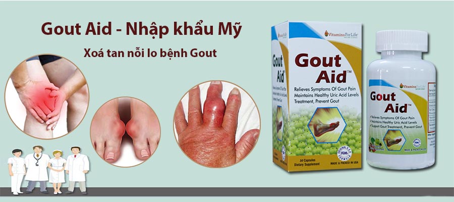 Vin Gout Aid xoá tan nỗi lo bệnh gout