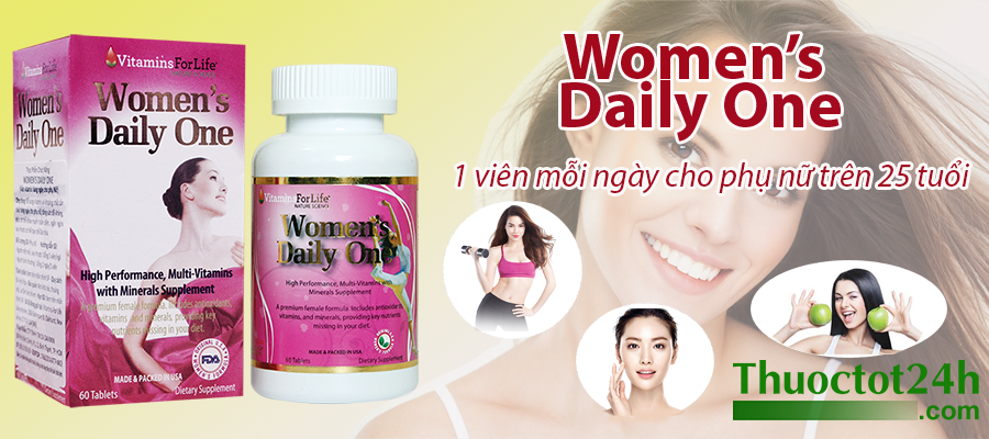 Women's Daily One 1 viên mỗi ngày cho làn da săn khoẻ