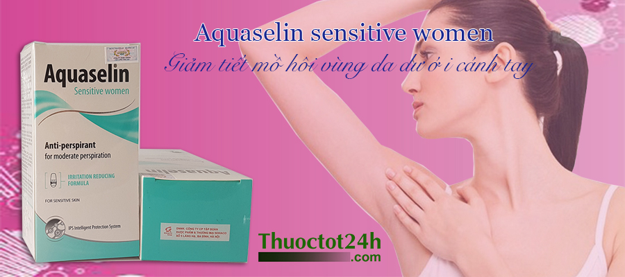Aquaselin Sensitve Women ngừa mùi hôi vùng da dưới cánh tay