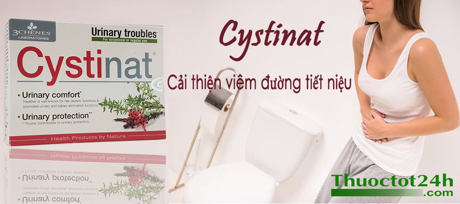 Cystinat giảm viêm đường tiết niệu