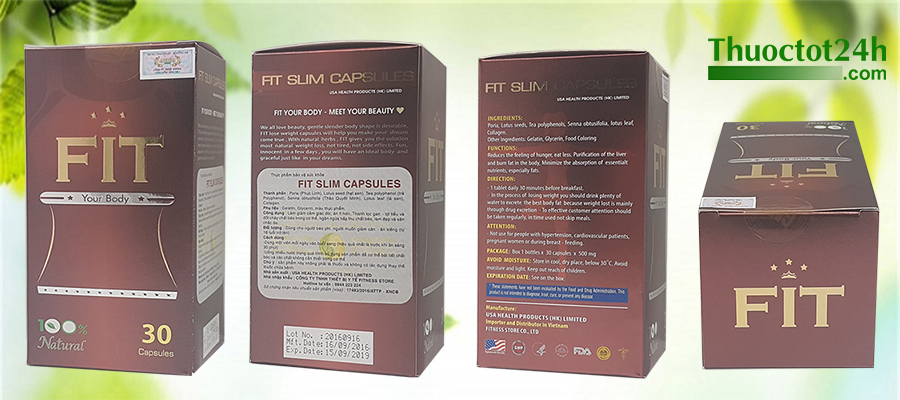 Fit Slim Capsules made in Hồng Kông