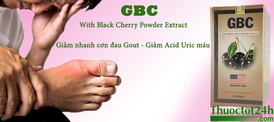 GBC giảm acid uric máu