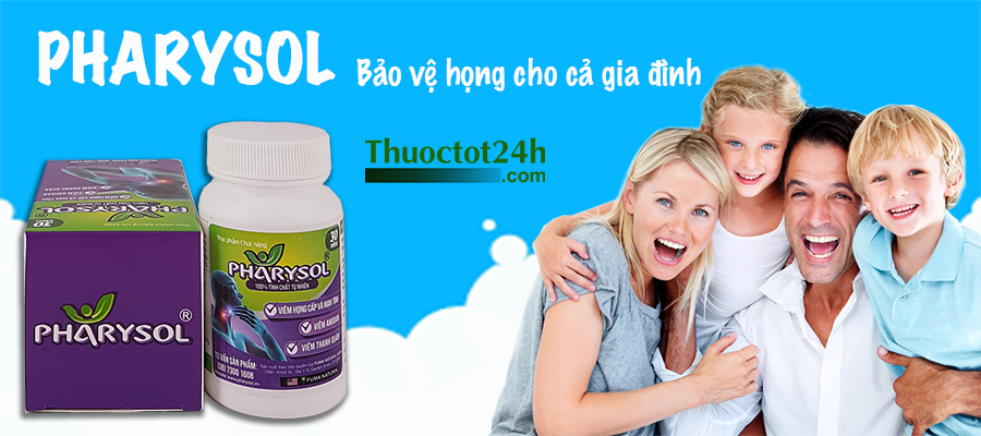 Pharysol - Bảo vệ họng cho gia đình bạn