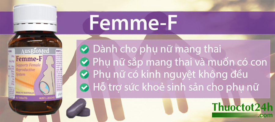 Femme-F hỗ trợ sinh sản ở nữ giới