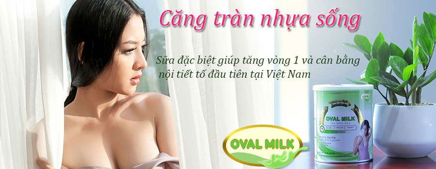 Oval milk sữa mầm đậu tăng kích thước vòng ngực 1